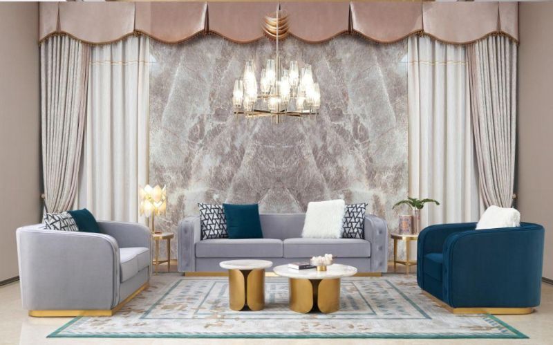 Wholesale Modern Home Living Room Hotel Furniture Fabric Sofa From Zhida