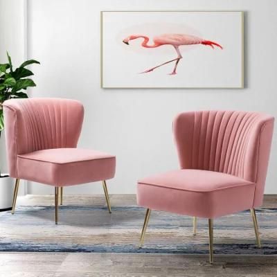 Velvet Accent Single Chair for Living Room Bedroom Make up Room