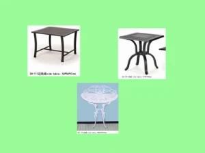 Garden Furniture Half-Shaped Aluminum Side Table