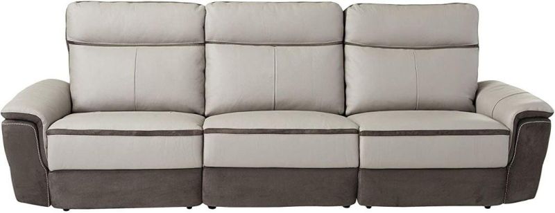 Jky Furniture Modern Design Leather Power Recliner Sofa Set with Massage and Heating Functions