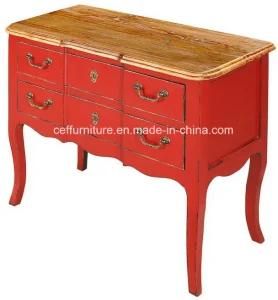 French Europe Rustic Country Antique Furniture End Side Table