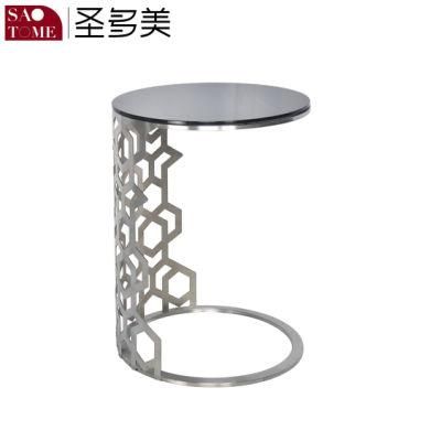Modern Stainless Steel Living Room Side End Table