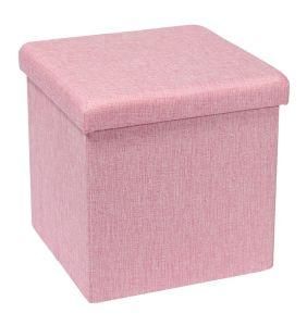 Knobby Indoor Home Furniture Fabric Foldable Storage Ottoman