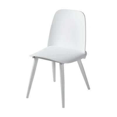 Hot Sale Furniture High Back Modern High Back White Plastic Guest Chair Dining Chair