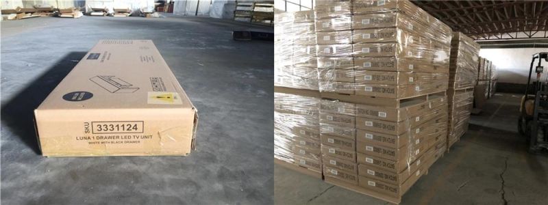 Customized Load-Bearing Double-Layer Glass and Metal Side Table 0296