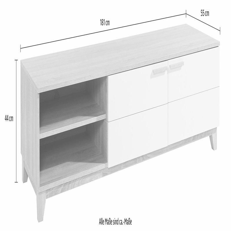 Direct Sale Natural and Elegant Style Hit Color Design TV Stand for Living Room