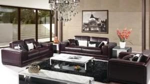 Modern Sofa Furniture Leather Sofa with Genuine Leather Sofa
