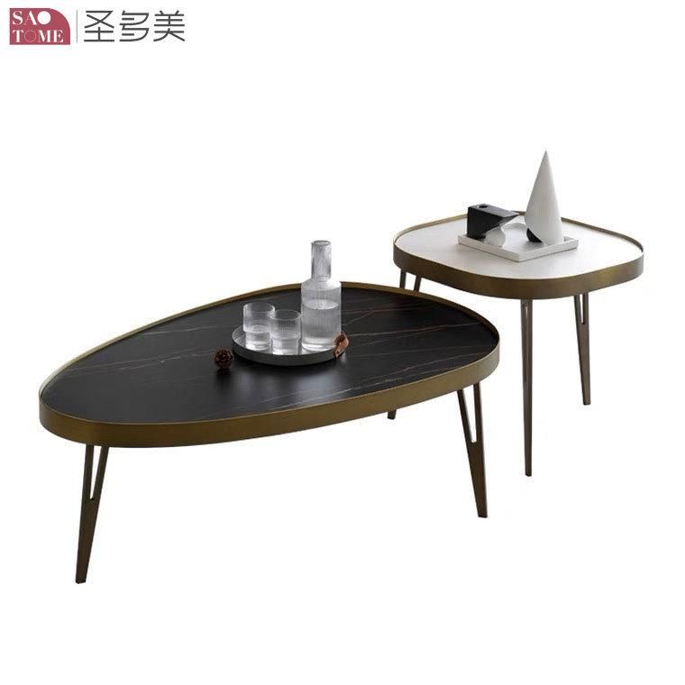 New Style Home Furniture Living Room Separate Coffee Table Metal Side Table Bedroom Table Melamine Laminated Tea Table