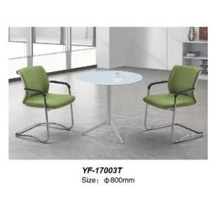 Modern Furniture European Design Tempered Glass Coffee Table (YF-T17003)