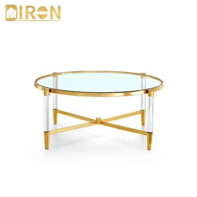 Cheap Price Factory Direct Sale Simple Design Metal Round Coffee Table Sofa Side Table