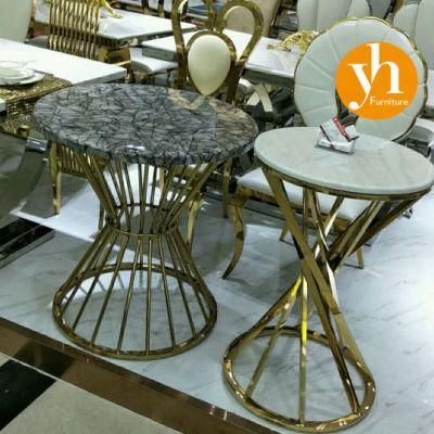 Marble Top Side Table Commercial Cafe Bars Hotel Dining Furniture Table