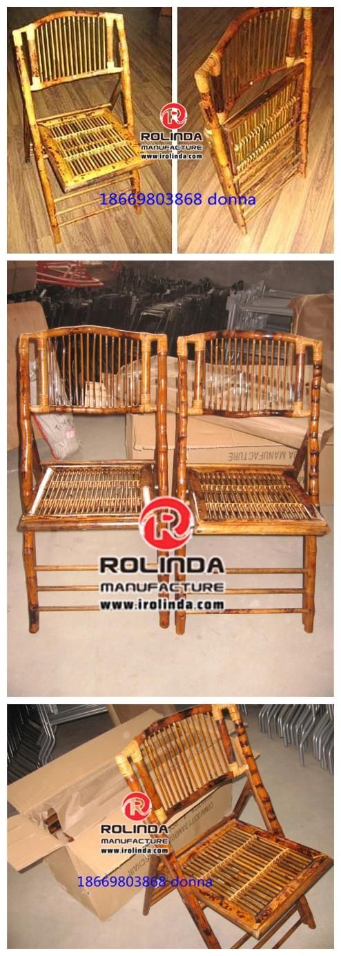 Sale Hotel Banquet Restaurant Wood Bamoo Folding Chair