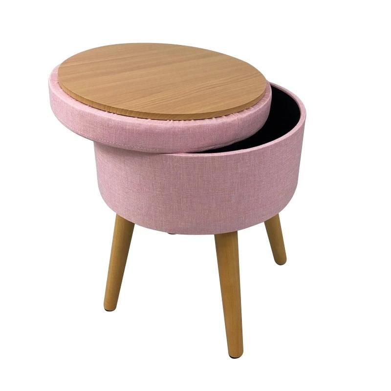 Living Room Round Furniture Stool&Ottoman Wooden Stool Legs