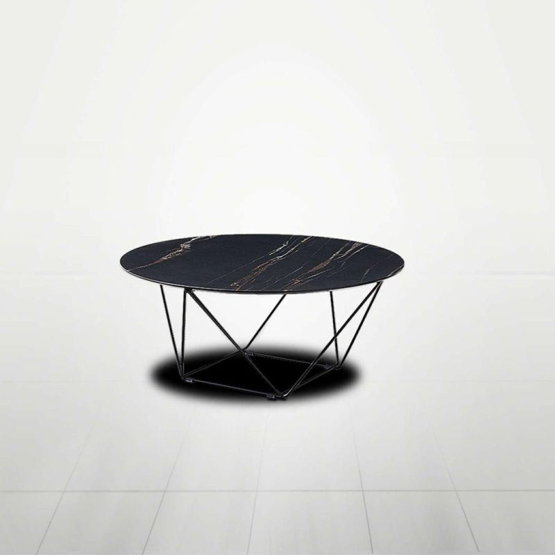 CT1500A Ceramic Top Coffee Table, Latest Italian Design Living Room Set in Home and Custom-Made