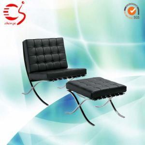 Modern Design Bedroom Leather Corner Sofa with Stool (CY-S0024-1+CY-S0024-1D)