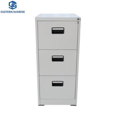 3 Drawers Vertical Steel Storage Filing Cabinet for Comany/School/Home