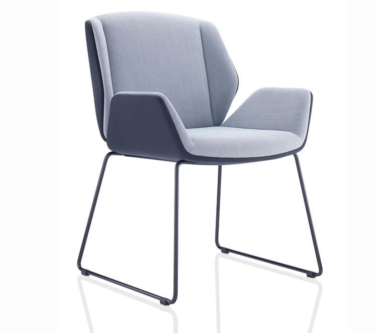 New Modern Double Layer Metal Legs Chair Dining Chair