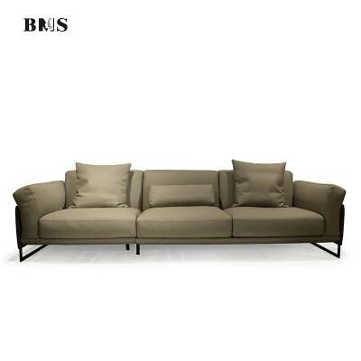 Luxury Contemporary Home Furniture Extended 3 Seater Four Seater Leather Sofa