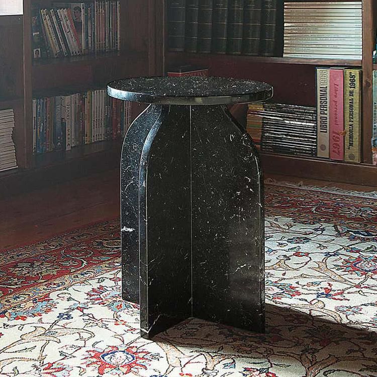 Wholesale Black Marble Top End Tables for Living Room