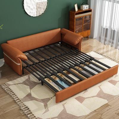 American Foldable Sofa Bed Dual Purpose Push-Pull Telescopic Living Room Sofa Bed