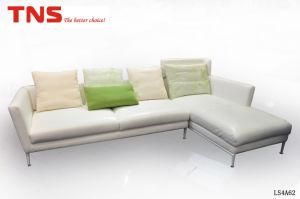 Home Furniture Genuine Corner Leather Sofa (LS4A62)