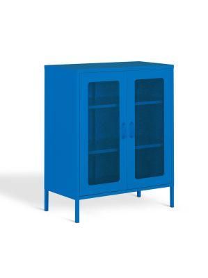 Standing 2 Door Metal Storage Cabinet for Living Room Office