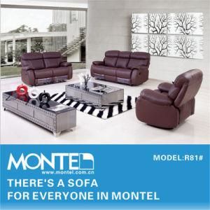 Recliner Sofa, House Furniture Leather Sofa, Modern Sofa Set (R81)