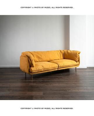 Modern Home Furnitureitalian Style Leather Sofa in Lving Room Furniture