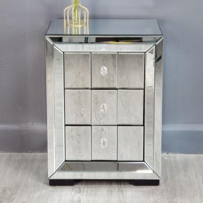 Wholesale Price Modern Mirrored Bedroom Glass Furniture UK