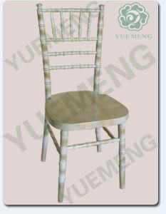 Lime Wash Wooden Chivari Chair (YM1103LW)