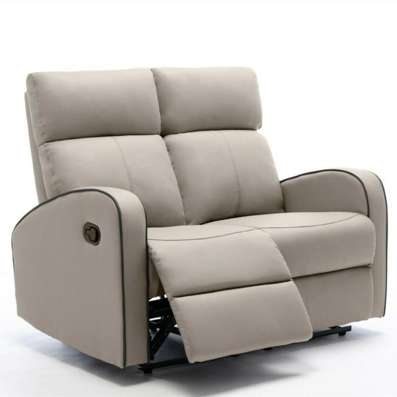 Jky Furniture High Adjustable Tech Fabric Manual Recliner Sofa Set