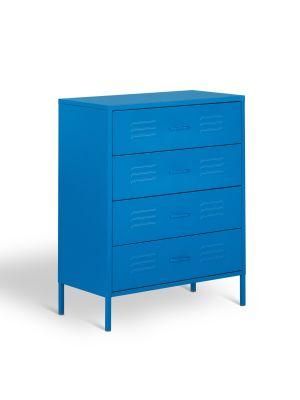 Metal Chest of Drawers Bedroom Locker Dresser Living Room Furniture