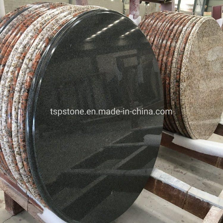 Natural Granite Stone Coffee/Dinner Round Table Top for Coffee Shop