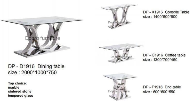 Modern New Dining Table Set for Livingroom Furniture