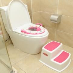 High Quality Bathroom Toilet Potty Anti-Slip Children Plastic Step Stool