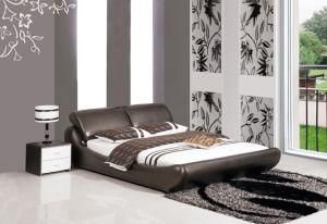 Popupar Comfortable Modern Leather Bed