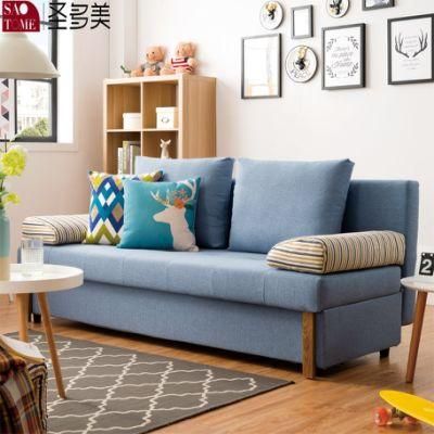 Corner Metal Fabriv Living Room Furniture Sofabed for Home Bedroom
