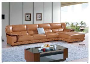 Modern Design Leisure Leather Couch Corner Sectional Living Room Sofa (B12)