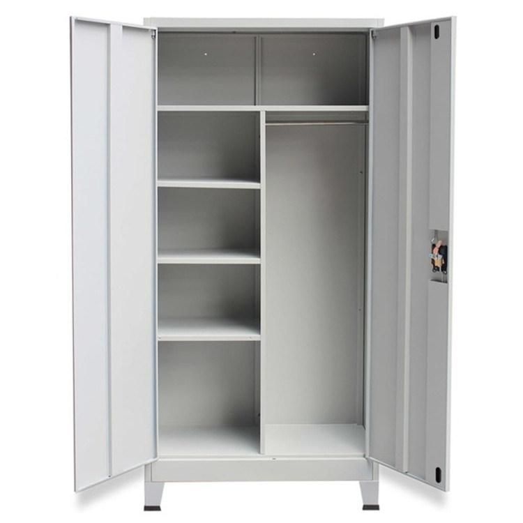 6 Compartments Steel Storage Cabinet Slockable Metal Locker Filing Cabinet
