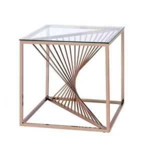 Hot Sale Living Room Stainless Steel Luxury Bed Room Side Table