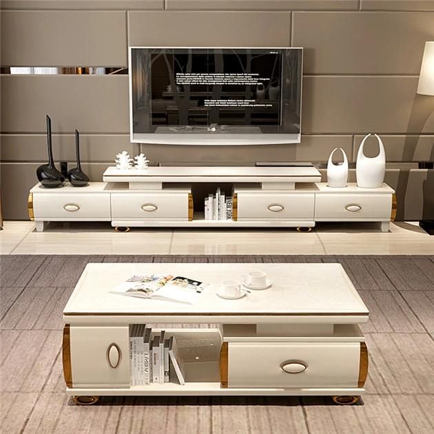 Simple Modern Living Room Furniture Wooden TV Stand Cabinet Sliding Door