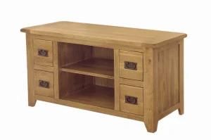 Solid Oak TV Stand with Drawers (AD25)