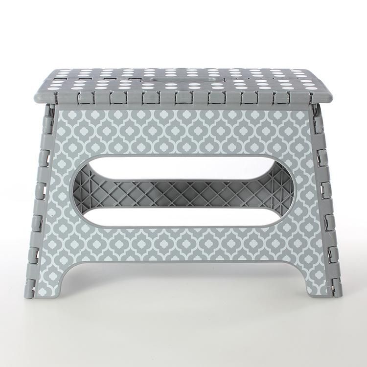 Gray Dots Can Be Customized Thick Folding Small Bench