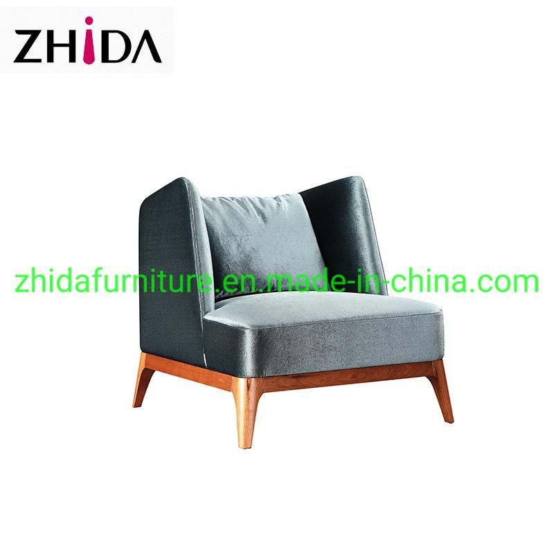 Chinese Living Room Home Furniture Upholstery Top Modern Big Armchair