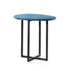 Trendy Oval Wooden Corner Table for Modern Living Room (YA933C)