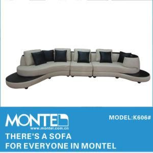 U Shape Leather Modern Sofa Living Room Furniture