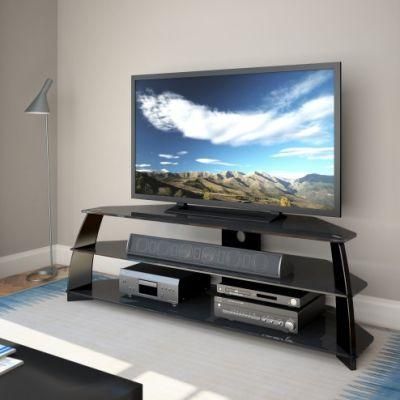 Latest Modern Living Room Wood Veneer TV Stand for Sale