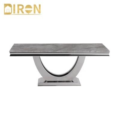 Modern Design New Model Stainless Steel Coffee Table Living Room Furniture Marble Top Tea Coffee Table