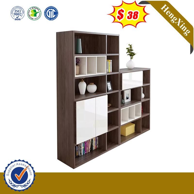 China Home Furniture Manufacturer Wooden Living Room Book Case Filing Cabinets with Display Cabinet