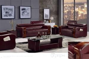 Living Room Sofa with Modern Genuine Leather Sofa Set